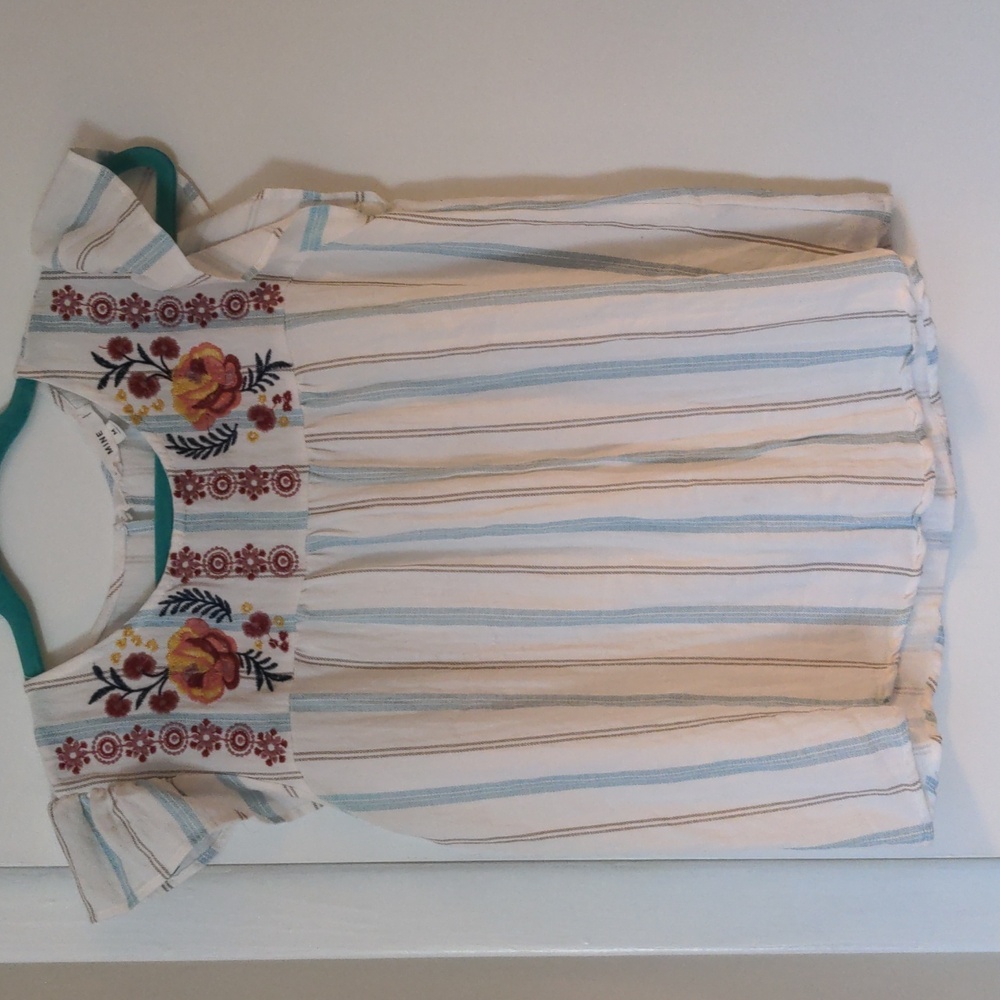 MINE Boho Flutter Sleeve Top in Medium